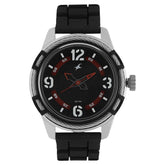 Fastrack Men's Watch Analog, Black Dial Black Resin Strap, 3157KP01